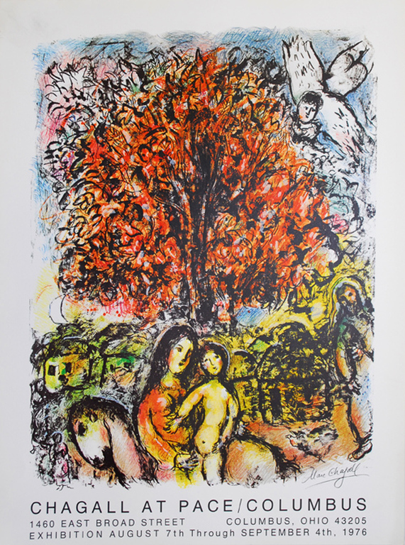 Marc Chagall/Affiche Saint Familie offsetlitho drukgesign. kopen? Bied vanaf 1!