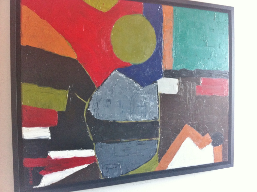 "Art Village Plan"- John Foppen - Olieverf op canvas - Gesigneerd..... kopen? Bied vanaf 145!