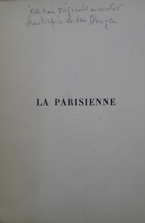 Kees van Dongen,"La Parisienne",Nouvelle van Gerard Bauer,met pochoir op Arches. kopen? Bied vanaf 350!