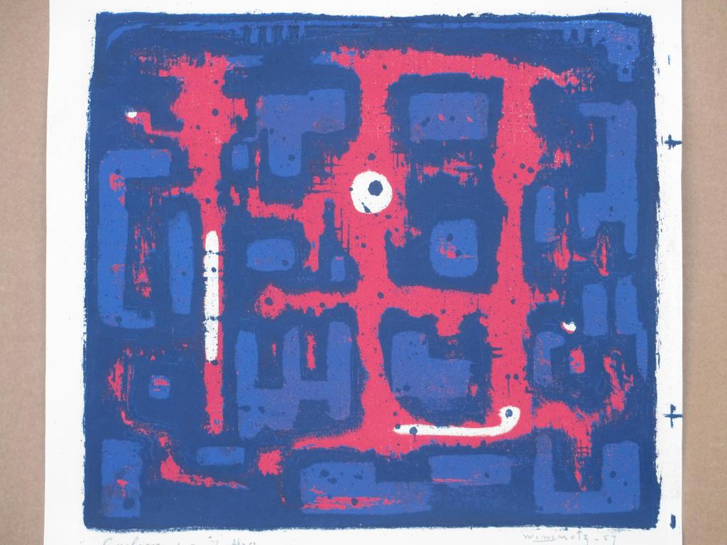 Wim Motz, Cycloop, Kleurlitho verkocht voor € 80!