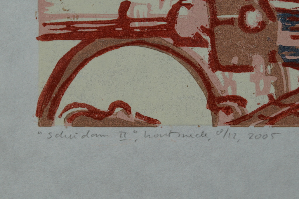 Sasha Zuidam - gesigneerde houtsnede - 2005 kopen? Bied vanaf 1!