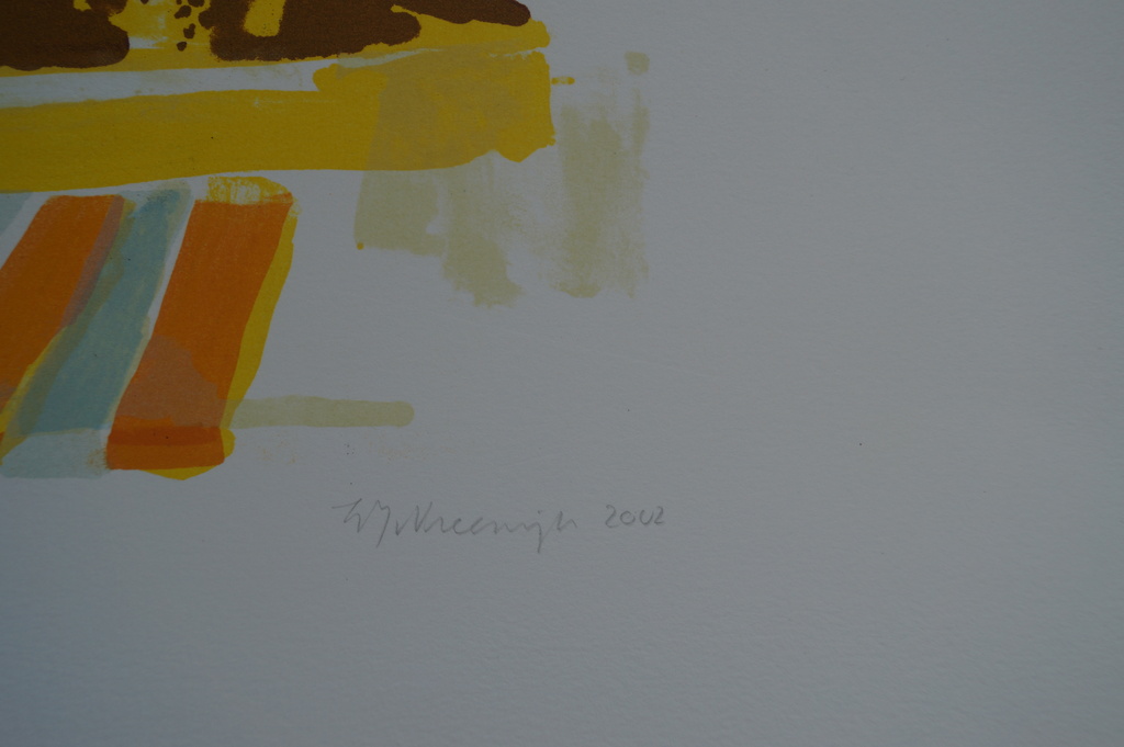 Elisabeth van Vreeswijk - gesigneerde litho - 2002 kopen? Bied vanaf 1!