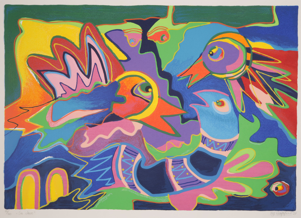 Marianne Naerebout: Zeefdruk, So close verkocht voor € 45!