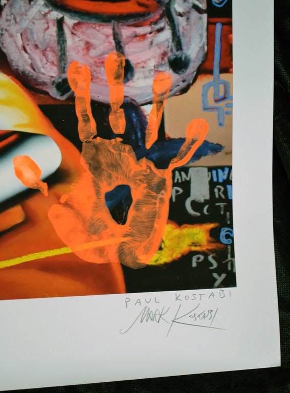 AcheterMark Kostabi en Paul Kostabi - Uniek bewerkte Giclee - handgesigneerd (2x) - gelimiteerde oplage - 2013? Enchérissez de 295!