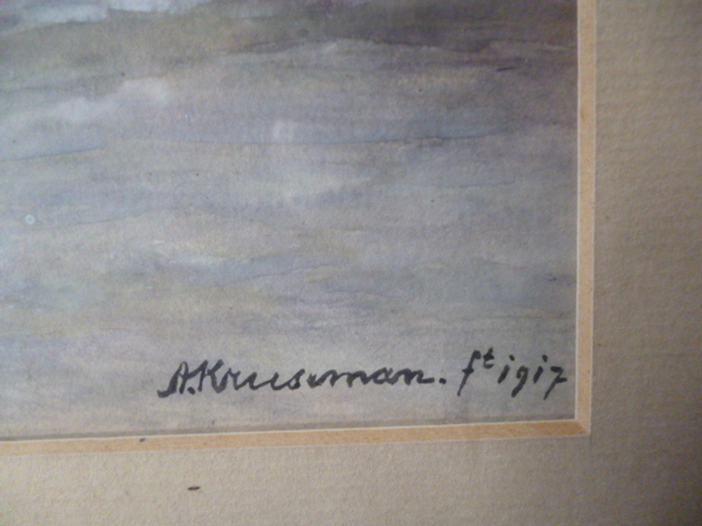 Adriaan Kruseman - aquarel - Brasemermeer kopen? Bied vanaf 95!