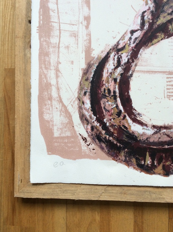 Gerti & Charlise Bierenbroodspot - zeefdruk 'Ik dacht aan Afrika' 1991 E.A. kopen? Bied vanaf 49!