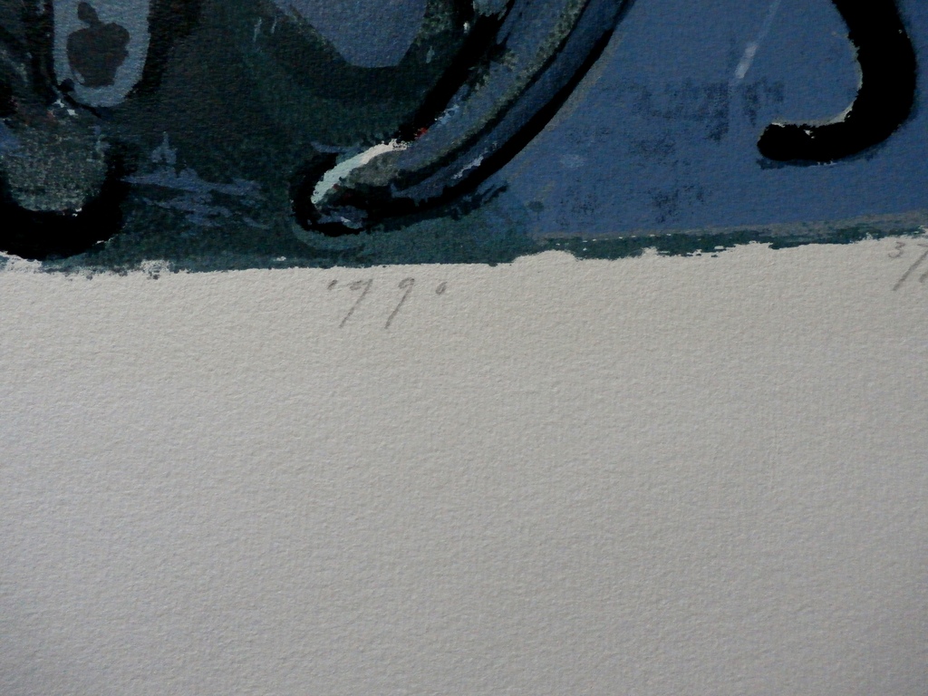 Piet Warffemius - litho: Two times - 1990  kopen? Bied vanaf 60!