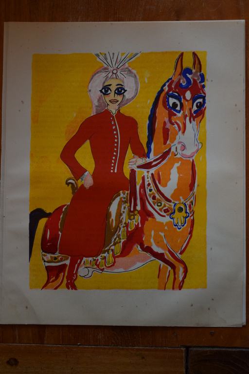 Kees van Dongen - Houtgravure - Aladdin à cheval kopen? Bied vanaf 35!