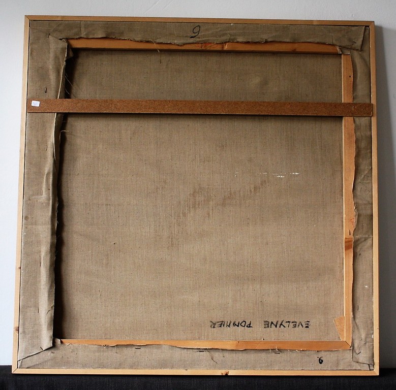 Evelyne Pommier (1952-1978), Een Walvis, olieverf op doek, 1976 kopen? Bied vanaf 100!