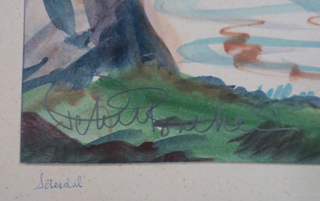 Peter van den Braken: Tekening op papier, Setesdal Noorwegen kopen? Bied vanaf 1!