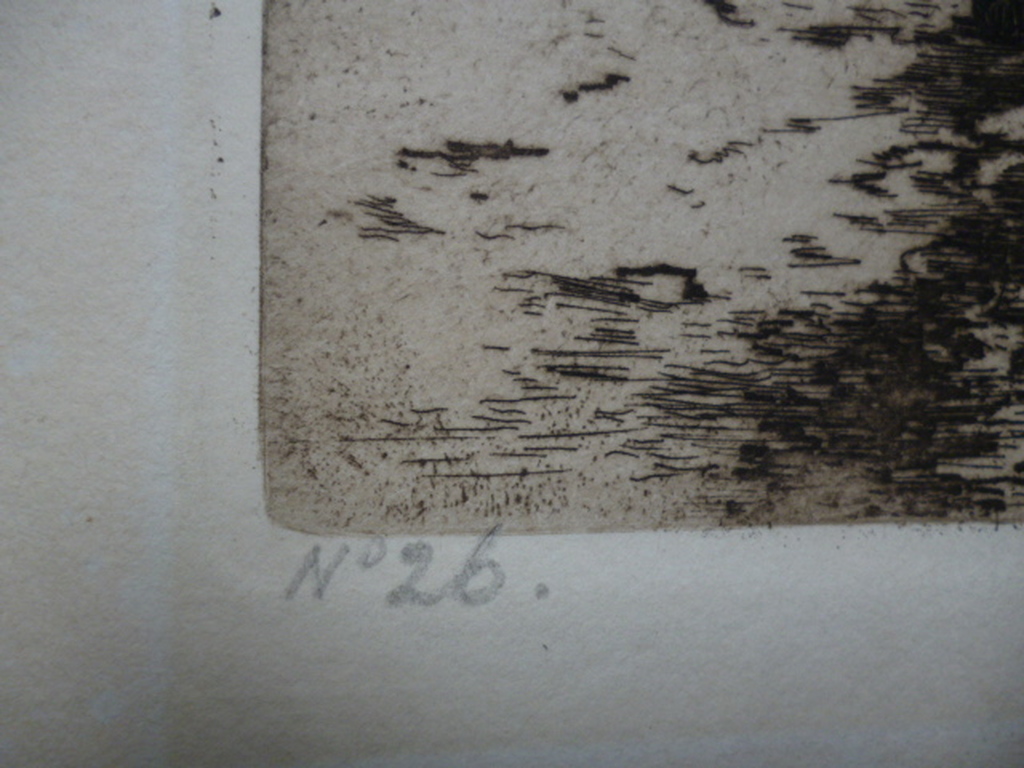 Willem Witsen - ets - Dooiweer Ede kopen? Bied vanaf 350!