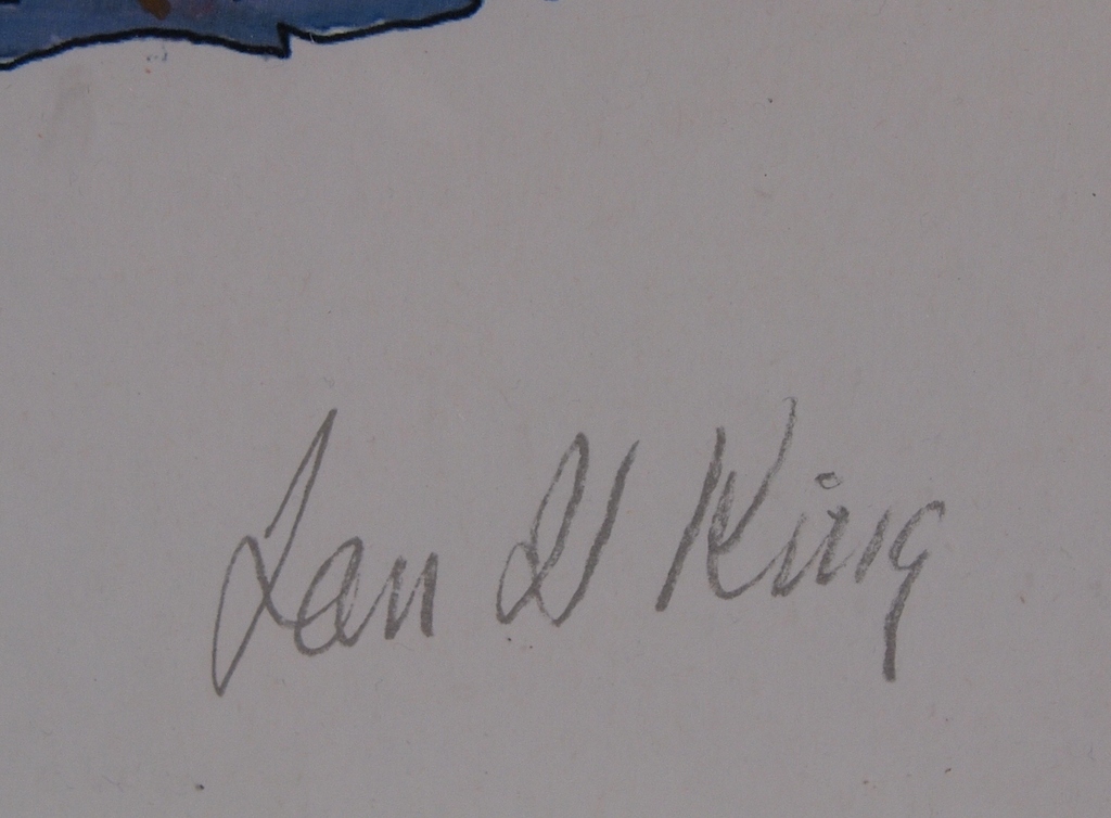  Ian Warwick King (1943), zeefdruk Storm uit 1990 kopen? Bied vanaf 1!