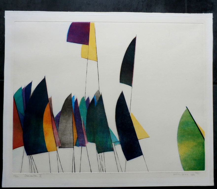 Betty Brink - Ets - "stokzeilen'' - 1984(februari) kopen? Bied vanaf 55!