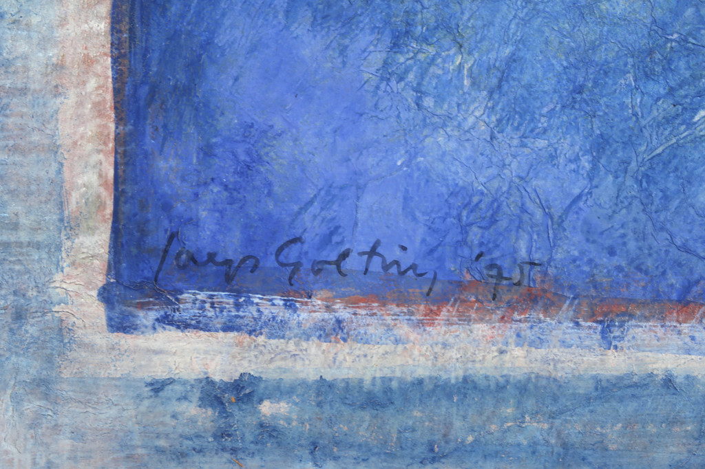 Joep Goeting: Gouache, Vogel boven eilanden kopen? Bied vanaf 50!