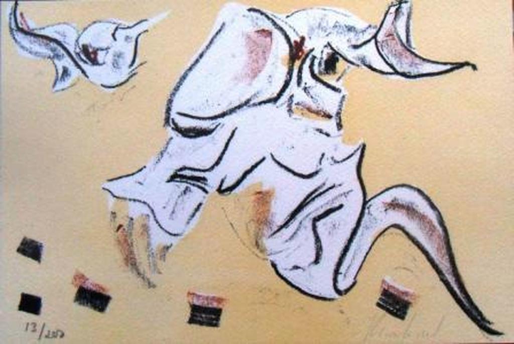 REINHOUD : Diptiek Figuren 1 en 2 (2 litho's) kopen? Bied vanaf 145!