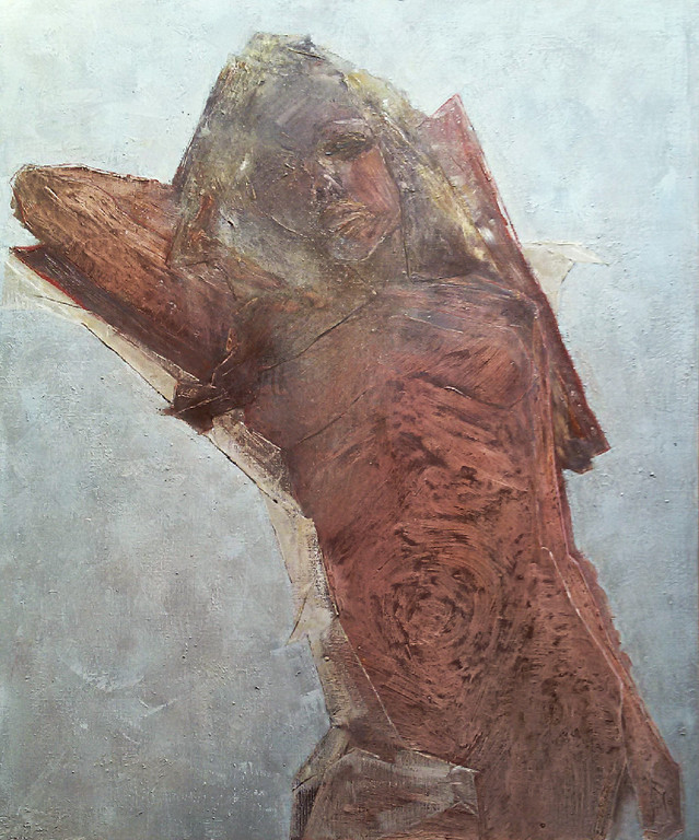 Liggende vrouw, acrylverf op doek (mooi ingelijst, zeer groot) kopen? Bied vanaf 1!