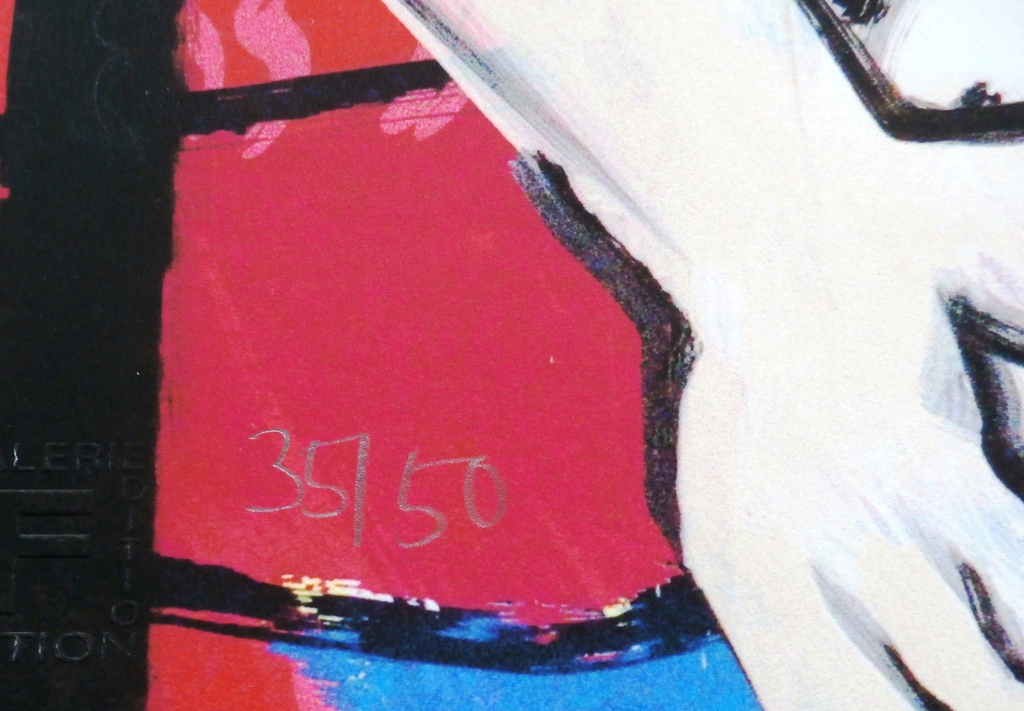 Elvira Bach, giclee: Uittrekken, handgesigneerd en genummerd kopen? Bied vanaf 225!