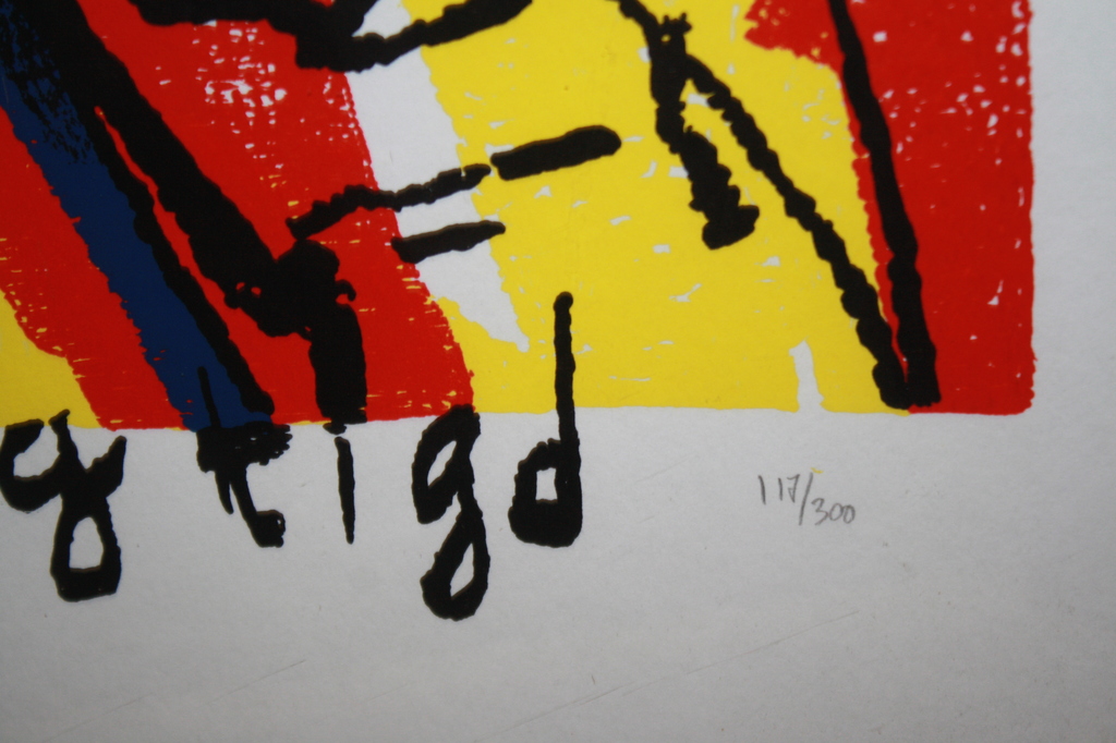 HERMAN BROOD  /  ZEEFDRUK / GESIGNEERD kopen? Bied vanaf 135!