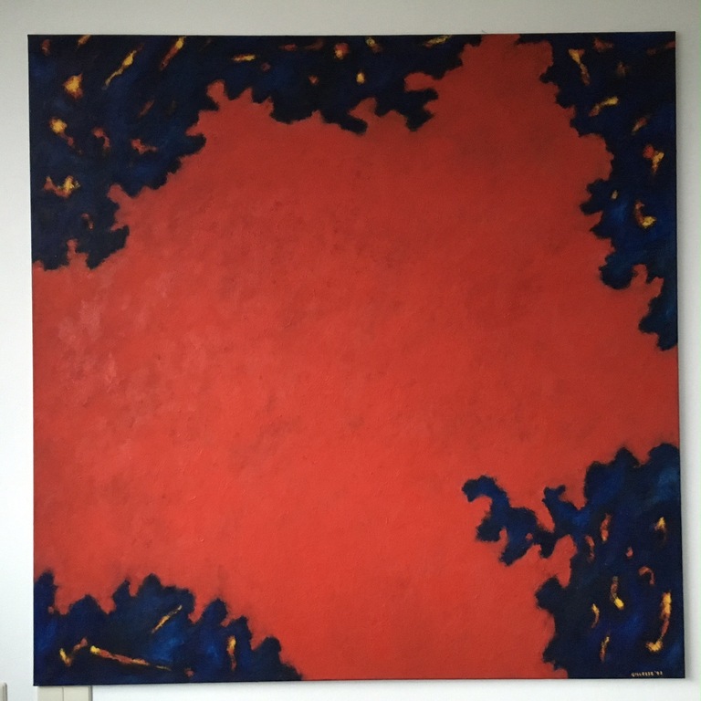 Nico Gillesse, olieverfschilderij op doek, uit de serie  verkocht voor € 120!
