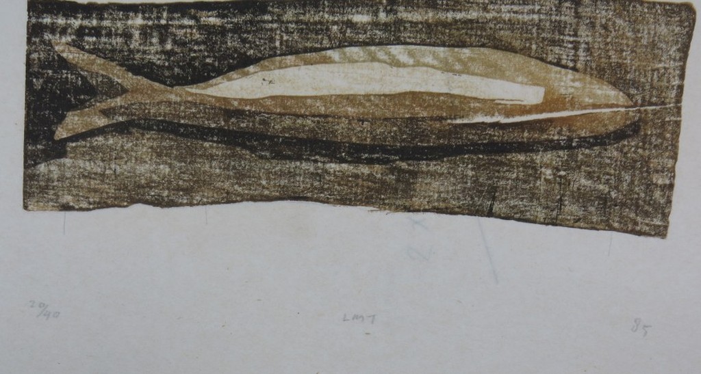 Leon Tebbe: Houtsnede, Vis kopen? Bied vanaf 1!