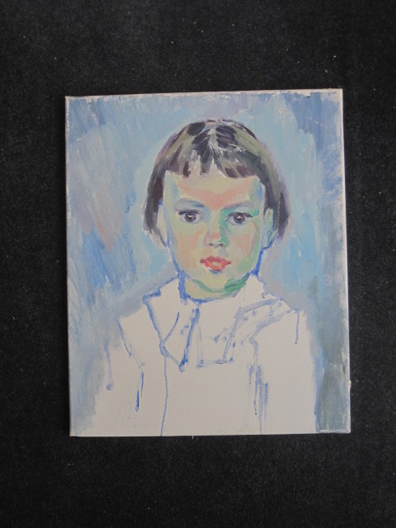 To Vreede 1916-1995 "portret van jong meisje" olieverf ca 1950 gesigneerd  kopen? Bied vanaf 1!