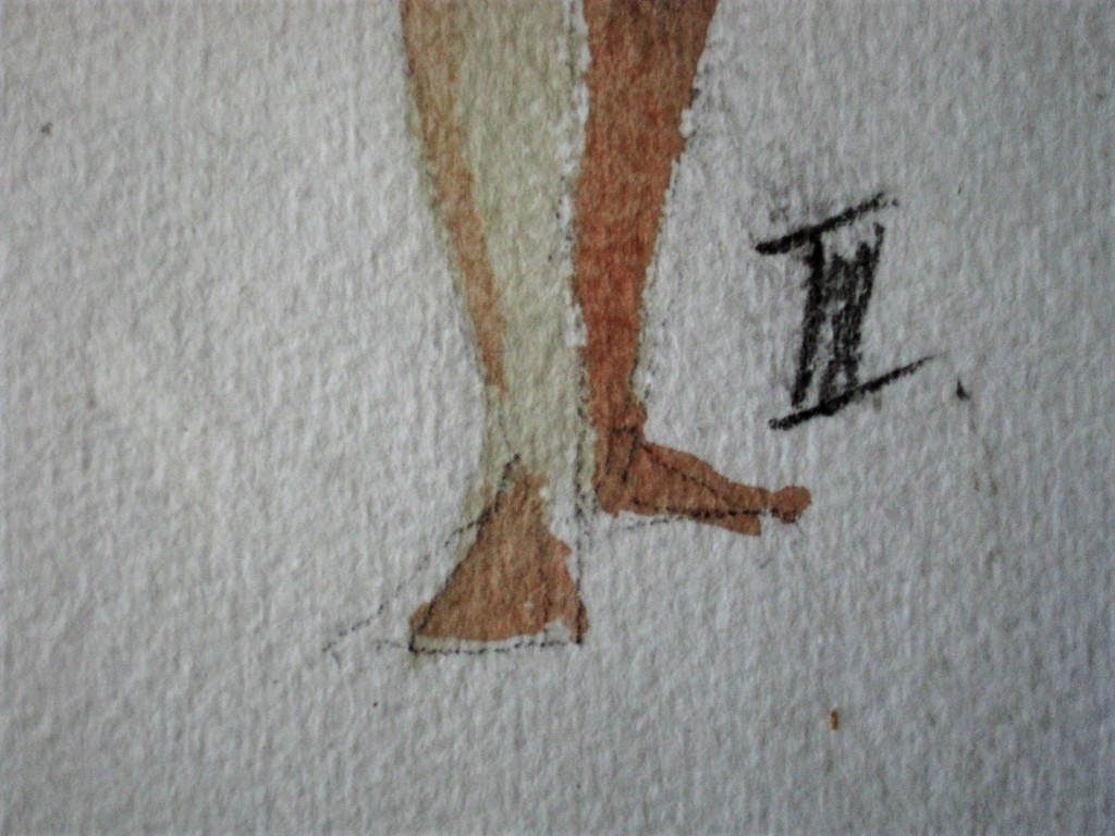 Speciale "voor Sam Middleton" aquarel "vrouwelijk naakt van Theo Beerendonk  kopen? Bied vanaf 1!