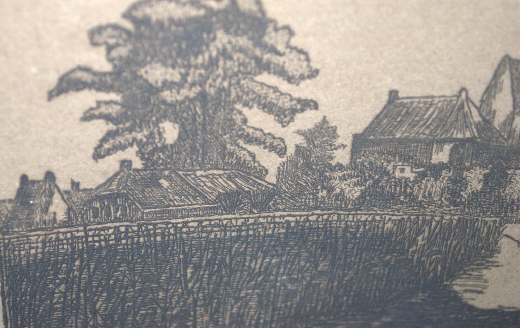 ets, gezicht op Kootwijkerbroek, 1917, voluit gesigneerd in inkt, oplage 36/100 kopen? Bied vanaf 35!