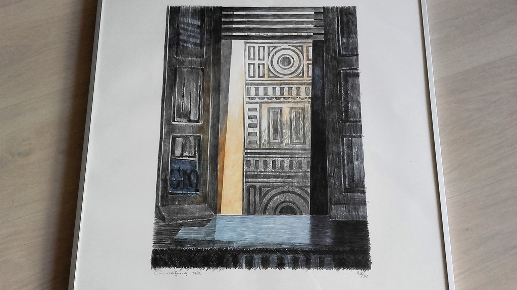 Joep Goeting - Zeefdruk - Gesigneerd 1982 verkocht voor € 40!