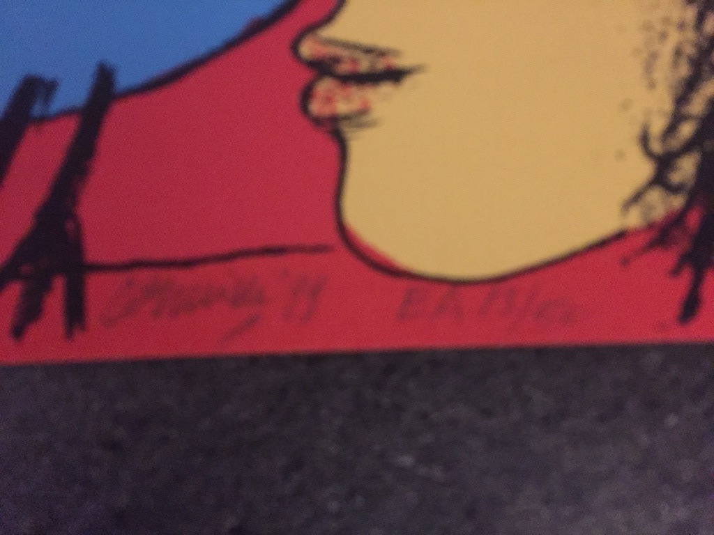 CORNEILLE EA zeefdruk  kerst en oud en nieuw kaart uniek ! CoBrA kopen? Bied vanaf 1!