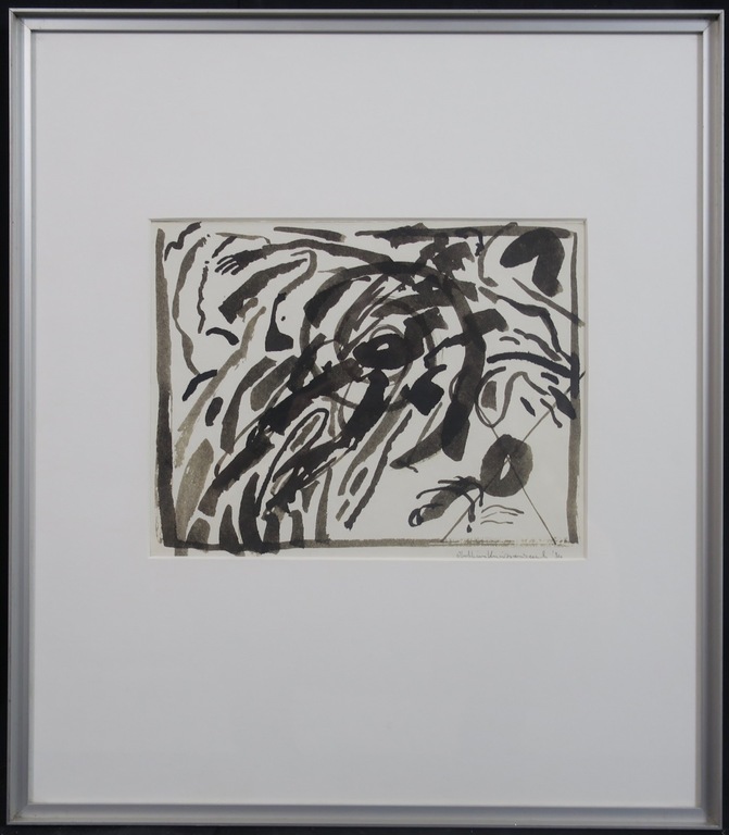 Mathieu Knippenbergh: Inkttekening, De Bondgenoot - Ingelijst kopen? Bied vanaf 20!