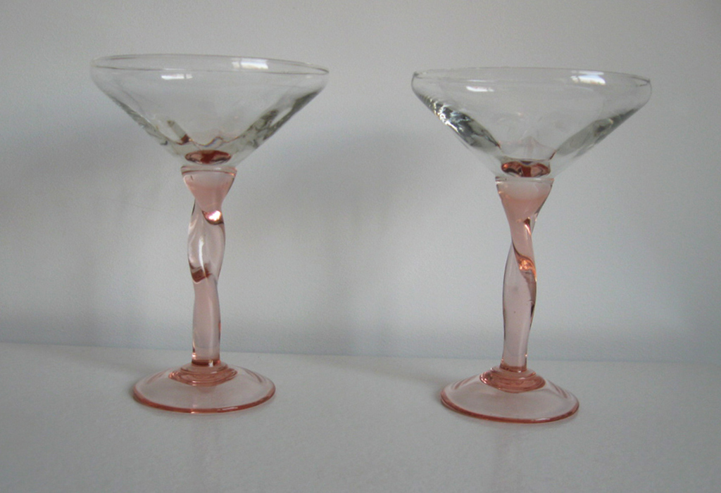 Set van 2 sierglazen - mint conditie kopen? Bied vanaf 19!