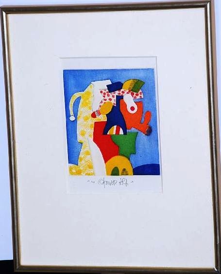 Otmar Alt: Handgekleurde ets. Compositie kopen? Bied vanaf 50!