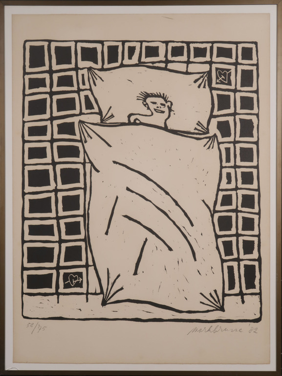 Mark Brusse: Lino, Mon grand pere - Ingelijst kopen? Bied vanaf 1!