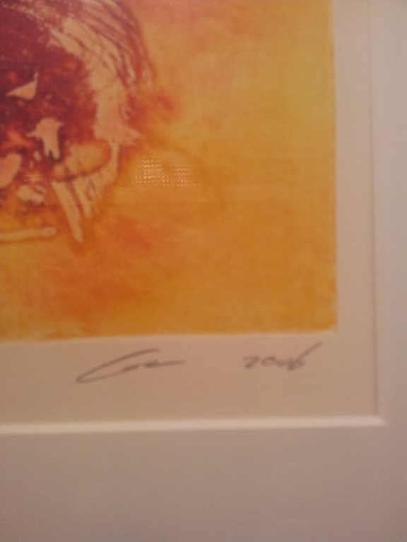Olivier Beijn, handgesigneerde ets, Burning Love II, druk 13/24, jaar 2006 kopen? Bied vanaf 549!