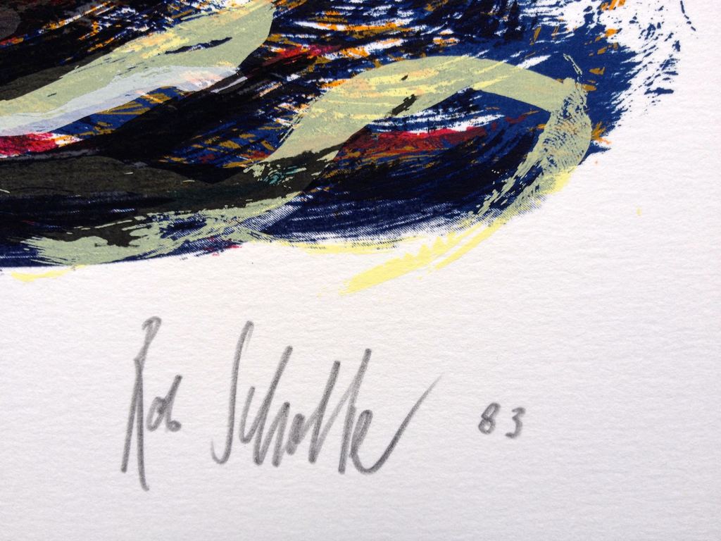 Rob Scholte - geen titel - zeefdruk kopen? Bied vanaf 150!