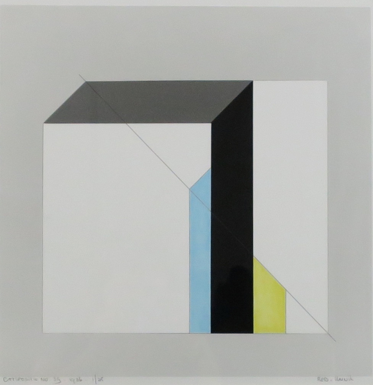 Rob van Unnik: Div. techniek, Compositie nr 39 - Ingelijst kopen? Bied vanaf 35!