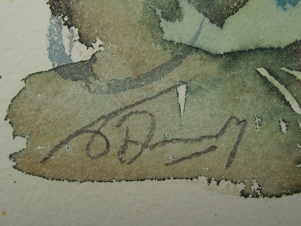 C.A. HEUFF aquarel kopen? Bied vanaf 30!