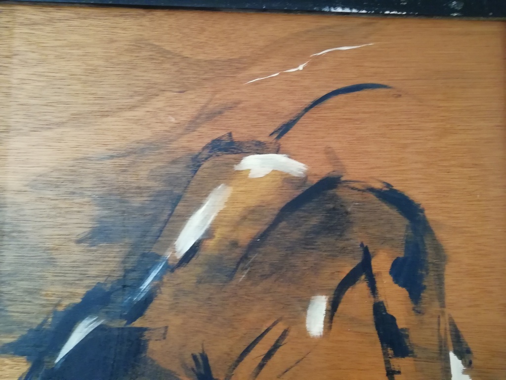 onbekend kunstenaar - acryll op paneel - naakte dame kopen? Bied vanaf 1!