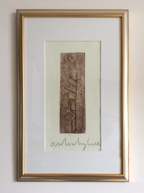 Anton Heyboer: ets - staande man  kopen? Bied vanaf 165!