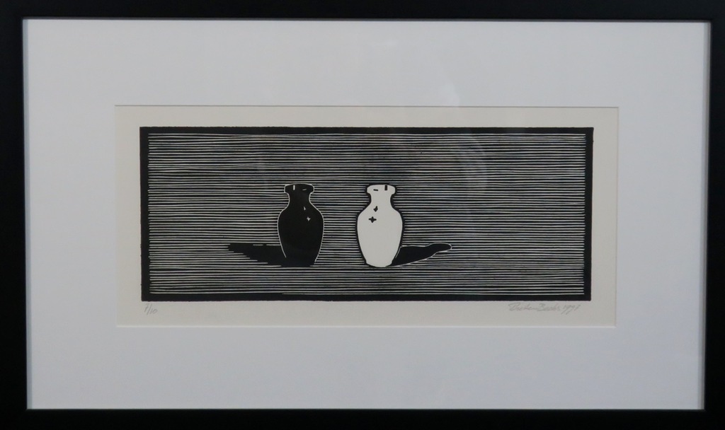 Pieter Becks: Lino, Vazen I - Ingelijst verkocht voor € 35!