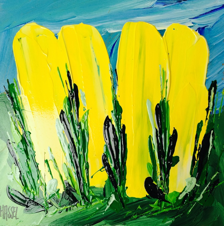 Tulpen op MDF paneel kopen? Bied vanaf 25!