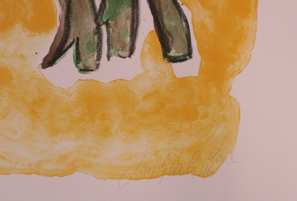 Jan Sierhuis: Litho, Flamenco (geel) kopen? Bied vanaf 70!