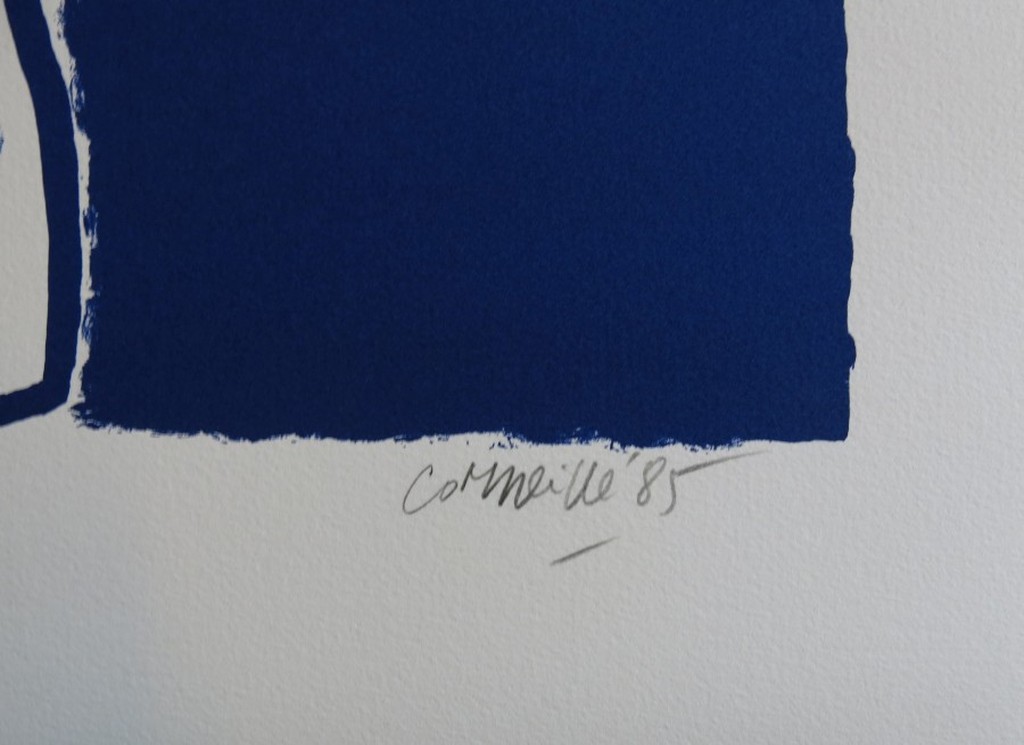 Corneille: Zeefdruk, Soleil Levant (zeer groot)  kopen? Bied vanaf 250!