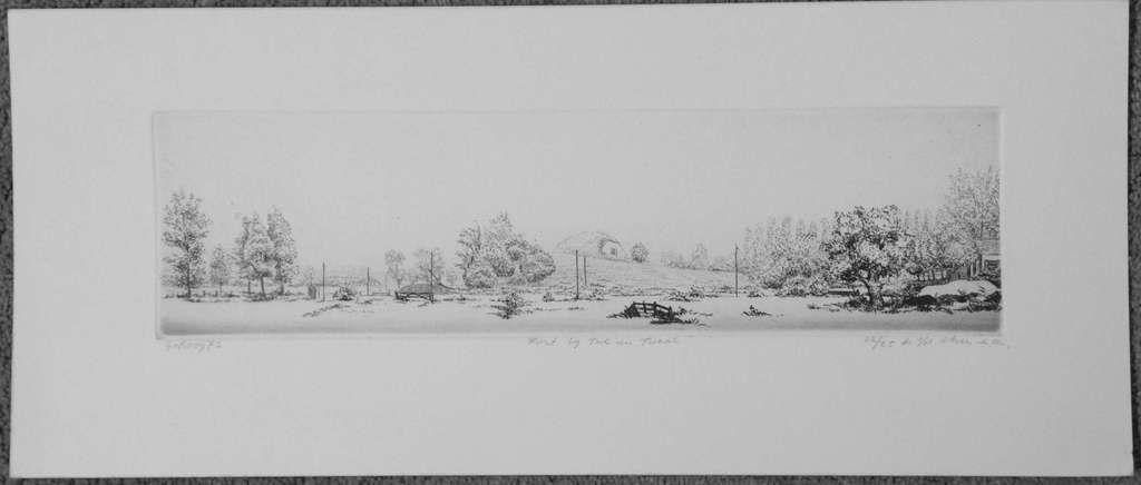 Gerard van Rooy, ets uit 1972 verkocht voor € 40!