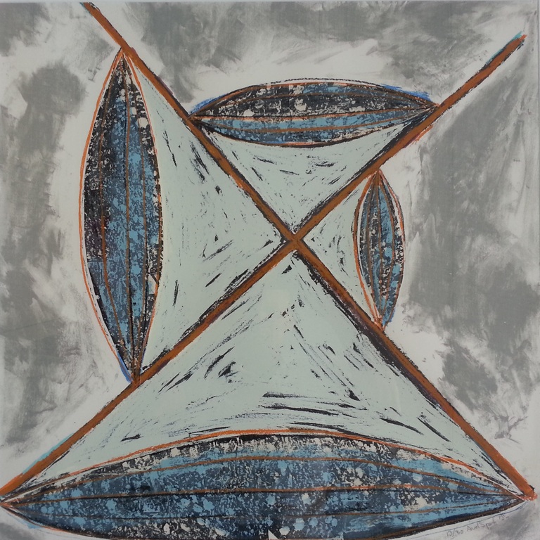 Arjanne van der Spek zeefdruk 13/30, gesigneerd (68x68) kopen? Bied vanaf 49!