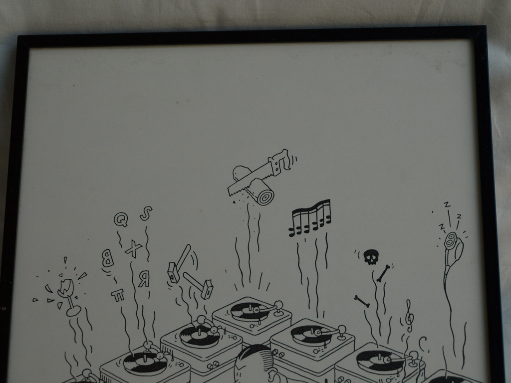 Joost Swarte : Zeefdruk voor LP: I don't care the No Fun And Plurex Singles kopen? Bied vanaf 1!