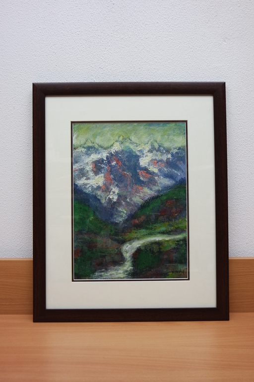 Walter Neuhof (1904-1982) - olieverf op papier - Landschap kopen? Bied vanaf 99!