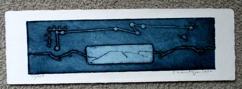 Jan Montyn - ets; Jardin du Silence - 1977 kopen? Bied vanaf 75!