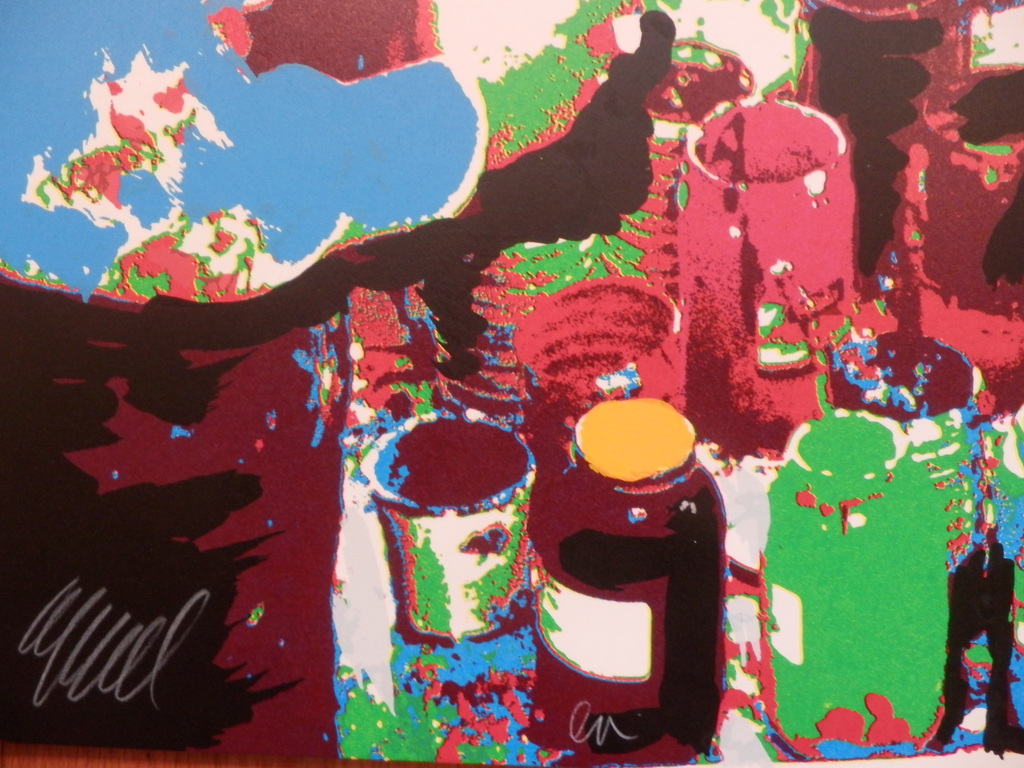 KAREL APPEL   Handgesigneerde Kleurenzeefdruk  HET GELE HOOFD uit 1977 kopen? Bied vanaf 325!