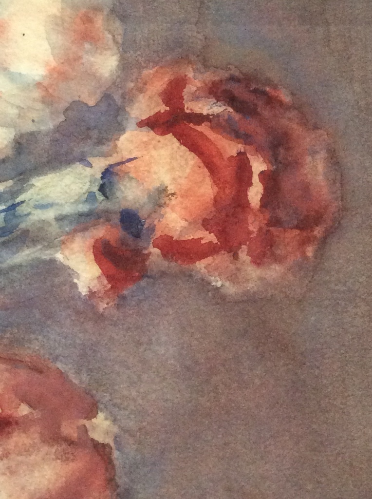 Aquarel 40 x 52 cm in lijst 52 x 64 cm sign.r.o. kopen? Bied vanaf 45!